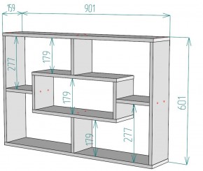 Полка S40 (Белый) в Среднеуральске - sredneuralsk.mebel-e96.ru