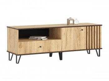 Тумба ТВ (1500) Роджина дуб крафт (Миф) в Среднеуральске - sredneuralsk.mebel-e96.ru