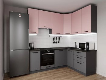 Угловой кухонный гарнитур Роза 2200*1600 мм Sanvut в Среднеуральске - sredneuralsk.mebel-e96.ru