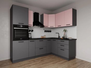 Угловой кухонный гарнитур Роза 2400*1600 мм Sanvut в Среднеуральске - sredneuralsk.mebel-e96.ru