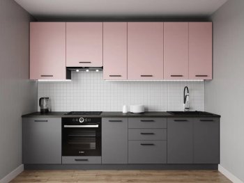 Кухонный гарнитур высокий Роза 3000 мм (Санвут) в Среднеуральске - sredneuralsk.mebel-e96.ru