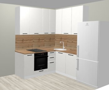 Кухонный гарнитур угловой 2000*1400 мм (Санвут) в Среднеуральске - sredneuralsk.mebel-e96.ru