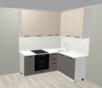 Кухонный гарнитур угловой 2000*1400 мм (Санвут) в Среднеуральске - sredneuralsk.mebel-e96.ru