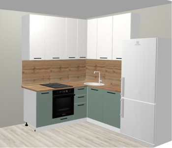 Кухонный гарнитур угловой 2000*1400 мм (Санвут) в Среднеуральске - sredneuralsk.mebel-e96.ru