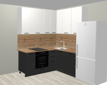 Кухонный гарнитур угловой 2000*1400 мм (Санвут) в Среднеуральске - sredneuralsk.mebel-e96.ru