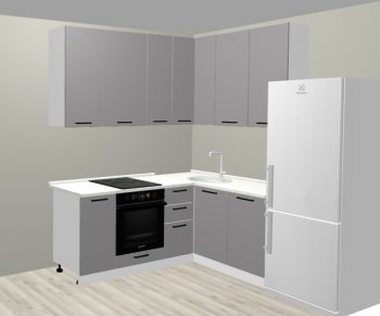 Кухонный гарнитур угловой 2000*1400 мм (Санвут) в Среднеуральске - sredneuralsk.mebel-e96.ru