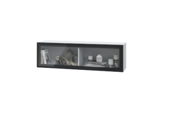 Шкаф горизонтальный с 1 стеклянной дверкой (1200) Шарлиз (Можга) в Среднеуральске - sredneuralsk.mebel-e96.ru
