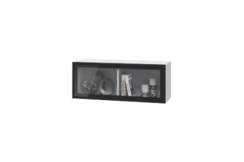 Шкаф горизонтальный с 1 стеклянной дверкой (900) Шарлиз (Можга) в Среднеуральске - sredneuralsk.mebel-e96.ru