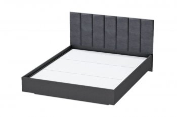 Кровать Шарм (арт.031М1) настил, Антрацит (Диал) в Среднеуральске - sredneuralsk.mebel-e96.ru