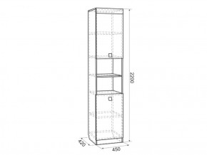 Шкаф комбинированный Энерджи (450) в Среднеуральске - sredneuralsk.mebel-e96.ru