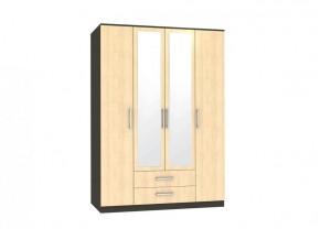Шкаф Квадро-1 4-х дверный с ящиками и 2-мя зеркалами в Среднеуральске - sredneuralsk.mebel-e96.ru
