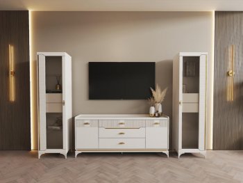 Стенка Сиде Белая (СБК) в Среднеуральске - sredneuralsk.mebel-e96.ru