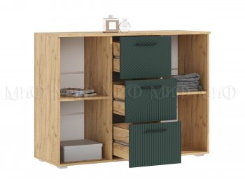 Комод Сильвия, крафт/грин (Миф) в Среднеуральске - sredneuralsk.mebel-e96.ru