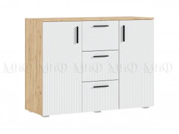 Комод Сильвия, крафт/белый (Миф) в Среднеуральске - sredneuralsk.mebel-e96.ru