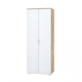 Шкаф для одежды 2х дверный 800 мм Сканди белый (МЛК) в Среднеуральске - sredneuralsk.mebel-e96.ru | фото