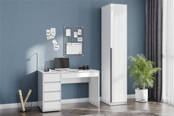 Стол компьютерный №13+пенал ШК-5 (СВ) в Среднеуральске - sredneuralsk.mebel-e96.ru