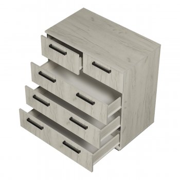 Комод Стандарт №5 NEW крафт белый (БТС) в Среднеуральске - sredneuralsk.mebel-e96.ru