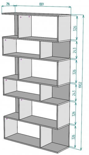 Стеллаж S10 (ДМ) в Среднеуральске - sredneuralsk.mebel-e96.ru