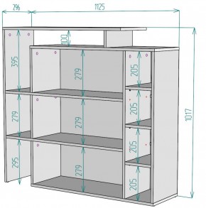 Стеллаж S36 (Белый) в Среднеуральске - sredneuralsk.mebel-e96.ru