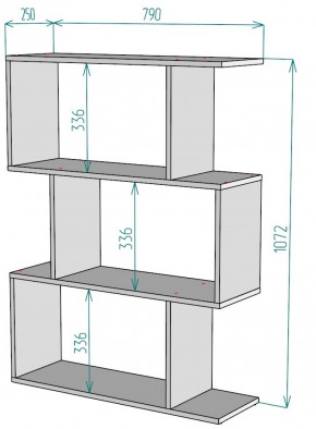 Стеллаж S53 (ДМ) в Среднеуральске - sredneuralsk.mebel-e96.ru