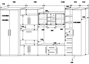 Стенка Вега 2 в Среднеуральске - sredneuralsk.mebel-e96.ru