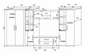 Стенка Вега 3 в Среднеуральске - sredneuralsk.mebel-e96.ru