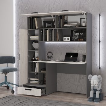 Стол компьютерный Техно графит/крафт  (БТС) в Среднеуральске - sredneuralsk.mebel-e96.ru