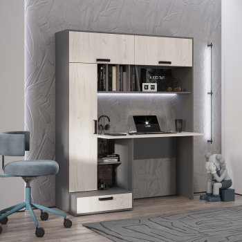 Стол компьютерный Техно графит/крафт  (БТС) в Среднеуральске - sredneuralsk.mebel-e96.ru