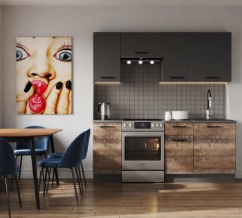 Кухонный гарнитур Трансильвания 2000 мм в Среднеуральске - sredneuralsk.mebel-e96.ru