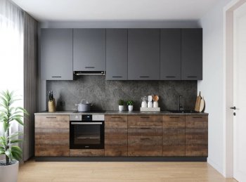 Кухонный гарнитур высокий Трансильвания 3000 мм (Санвут) в Среднеуральске - sredneuralsk.mebel-e96.ru