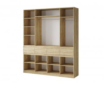 Шкаф 2000 мм Турин ЛДСП крафт серый/кашемир (ВВР) в Среднеуральске - sredneuralsk.mebel-e96.ru