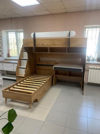 Кровать-чердак Омега-3 комп.2 в Среднеуральске - sredneuralsk.mebel-e96.ru