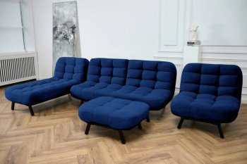 Диван Абри Синий в Среднеуральске - sredneuralsk.mebel-e96.ru